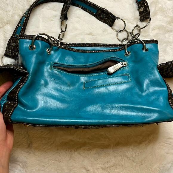 Rustic Coutures Blue Crossbody Purse - Picture 2 of 9